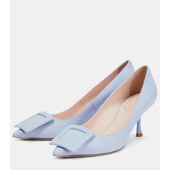 Roger Vivier Viv‘ In The City Leather Pumps - Image 4