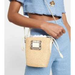 Roger Vivier Viv' Skate Mini Basket Bag