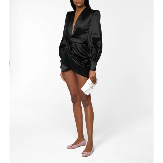 Roger Vivier Trompette Patent Leather Ballet Flats