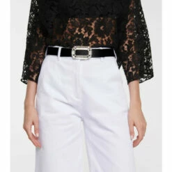 Roger Vivier Silk Satin Belt