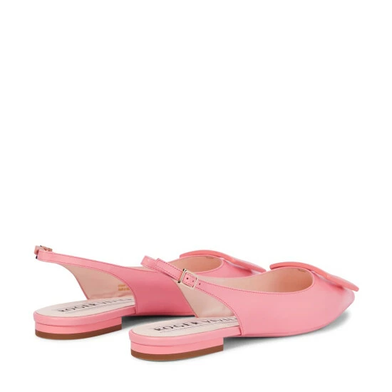 Roger Vivier Gommetine Leather Slingback Flats - Image 2