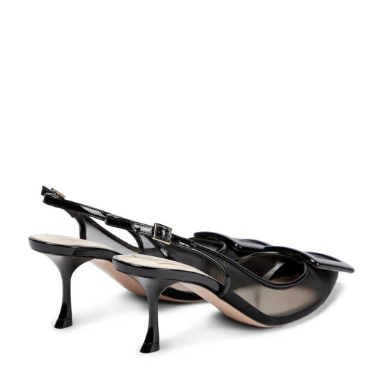 Roger Vivier Viv' In The City Net Slingback Pumps - Image 2