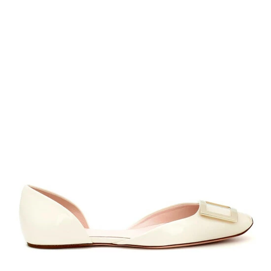 Roger Vivier Trompette D'Orsay Leather Ballet Flats - Image 3