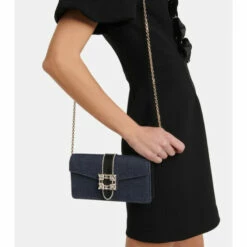 Roger Vivier Miss Vivier Small Denim Clutch