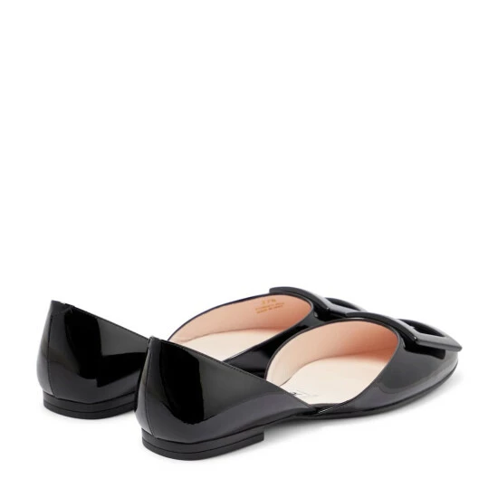 Roger Vivier D'Orsay Leather Ballet Flats - Image 2